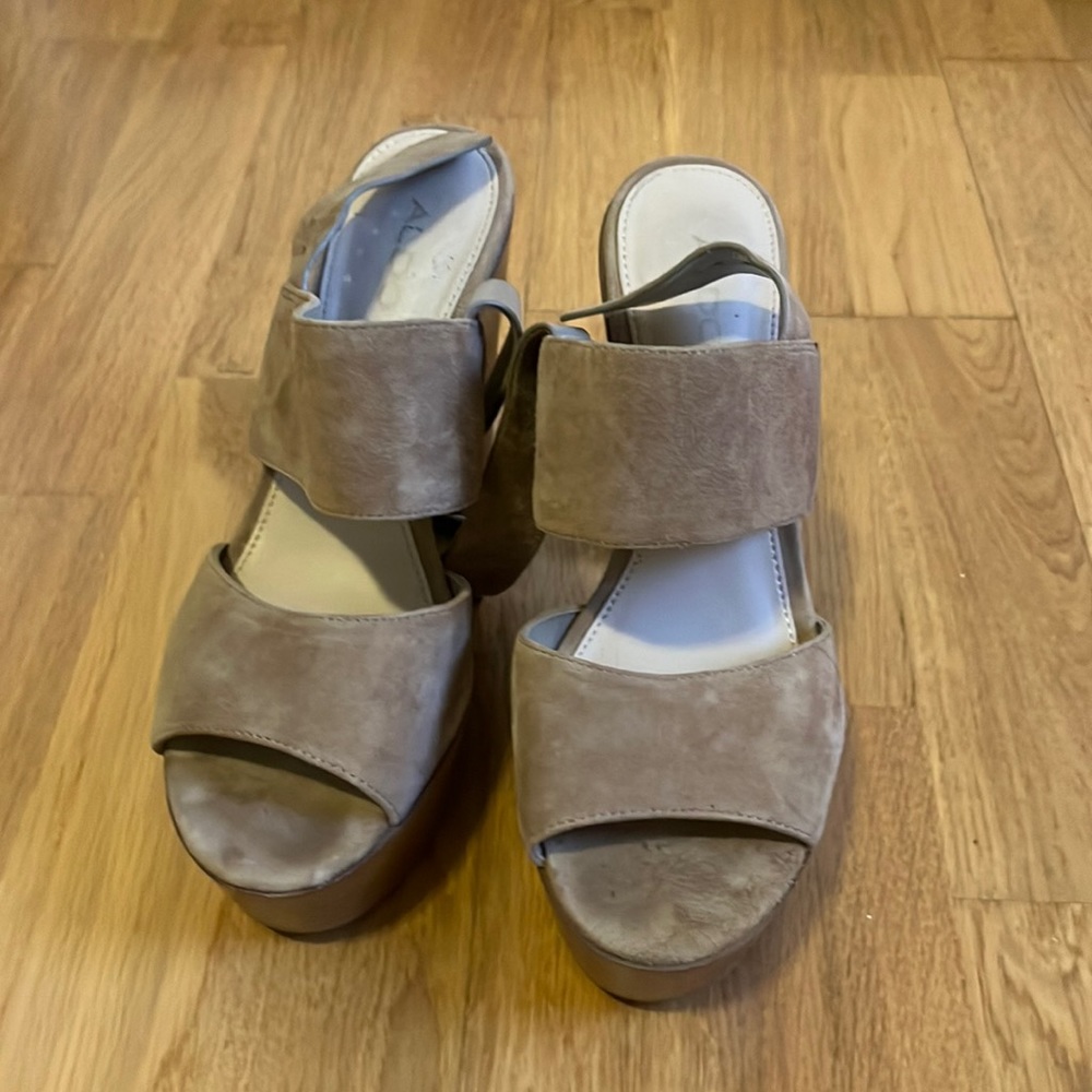 High heeled sandals